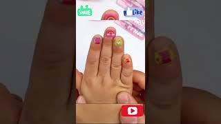 beautiful nails  for kids tayyaba beauty canvas please subscribe to my channel  ️