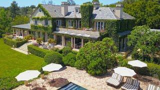 Stunning $22,500,000 English Country Manor Home in the Heart of Montecito