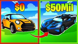 How Fast Can I Get 50M in Car Dealership Tycoon!!