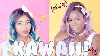 KAWAII MAKEUP FOR DARK SKIN feat. TIMALOVESLEMONS!