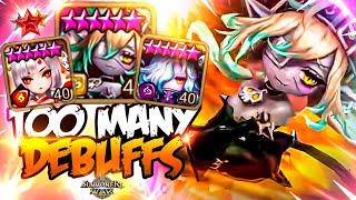 PUNISHER DEBUFF COMBO with LAYLA, TOMOE and KIKI - Summoners War