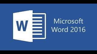 Word 2016 Tutorial for Beginners