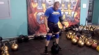 ДМИТРИЙ ЛОГУНОВ. ШВУНГ ГИРИ 88 КГ ЛЕВОЙ РУКОЙ! ONE-HAND 88KG KETTLEBELL PUSH PRESS. GERAKLION STRONG