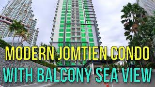 EXCELLENT LOCATION MODERN ONE BEDROOM PATTAYA CONDO NEAR JOMTIEN BEACH REVIEW DUSIT GRAND 15,000BHT