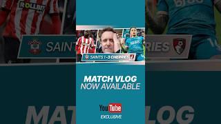 Saints Vs The Cherries Match Day VLOG  NOW AVAILABLE on my YouTube Channel #premierleague #football