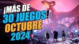 Lanzamientos Octubre 2024 - Más de 30 juegos