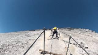 Halfdome Going Up 2013