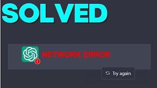 CHATGPT Network Error| Why is Chat GPT Not Working? 2025