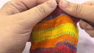 Easy Sock Knitting Tutorials - Part 7 - The Toe