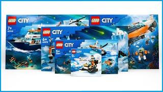 ALL LEGO CITY ARCTIC 2023 SETS COMPILATION