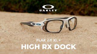 Oakley Flak 2.0 XL + High Rx Dock – Prescription Wrap Around Sunglasses | SportRx