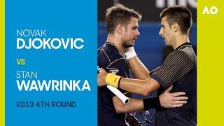 Novak Djokovic vs Stan Wawrinka in a five-hour, five-set marathon! | Australian Open 2013 Round 4