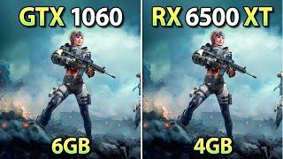 GTX 1060 vs RX 6500 XT - 15 Games Tested in 2025