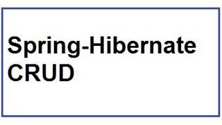 Add,Edit,Delete,Search using Spring and Hibernate