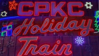 The CPKC HOLIDAY TRAIN in Edmonton  Alberta Canada | maplesnaps