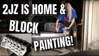 FINALLY GETTING THE JZ BACK + BLOCK PAINTING! - Rina Rae