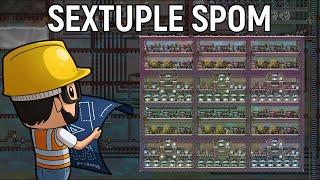 This 180 dupe sextuple SPOM will change the colony | 143 Dupes | Ep 24 | ONI - Max Dupe Challenge