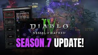 Diablo 4 is ALIVE! Season 7 Update