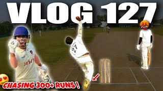 FIGHT for NO BALL| CRICKET CARDIO chasing 300+ Runs?| 40 Overs Match Vlog