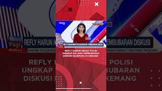 Refly Harun Desak Polisi Ungkap Dalang Pembubaran Diskusi Diaspora di Kemang