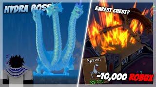 I Spent $10,000+ Robux Spawning NEW "Mythical HYDRA BOSS" Until I Got Rarest Chest on King Legacy...