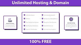 How to Get Free Hosting and Domain | Free domain and Hosting