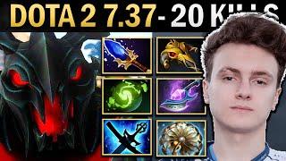 Shadow Fiend Dota 7.37 Miracle with Refresher and 20 Kills - TI14