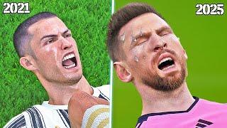 eFootball 2025 vs PES 2021 - Gameplay & Graphics Comparison | Unreal Engine vs Fox Engine