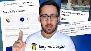 How to Use 'Buy Me a Coffee' to Earn Money From Your Content