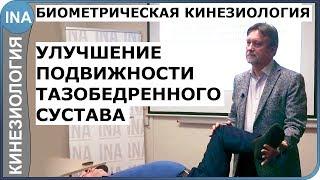 Улучшение подвижности тазобедренного сустава. Биометрическая кинезиология