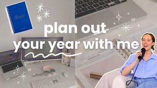 Plan out your year ⭐️ Step-by-step planning framework that *actually* works!