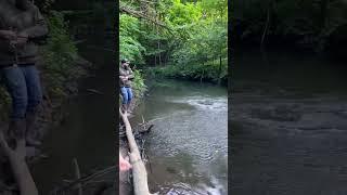Steelhead Fishing - Casting spinners for steelhead. Father and son fishing!