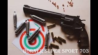 Обзор и отстрел пнвматического пистолета  Borner Super Sport 703