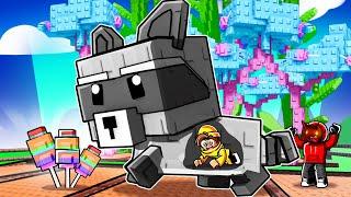 I Became A RACCOON To STEAL MY FRIEND'S FRUITS In Grow A Garden