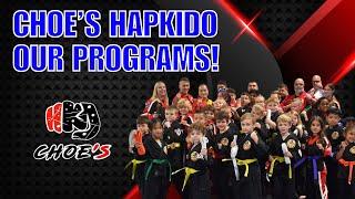 Choe's HapKiDo Martial Arts - Our Programs