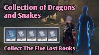 Collect the Five Lost Books | Collection of Dragons and Snakes | (Enkanomiya) Genshin Impact