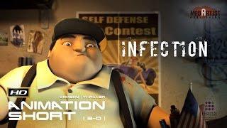 CGI 3D Animated Short Film "INFECTION" Funny Thriller Animation by ESMA