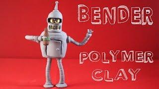 Bender | Futurama | Polymer Clay | Tutorial