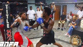 Junior vs Flex Underground Boxing Showdown + Pre-Fight Interviews | BNFA Streetz To Proz