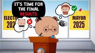 FINAL Election Day️Who Will WIN the Mayor's Seat?🪑| bearpanda | 3d Animation  #BDC663