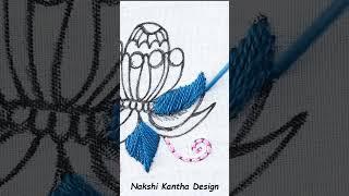 very easy and simple colorful Basic Flower Stitches Needle Point Art Embroidery for beginners