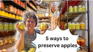 5 Ways We are Preserving This Year’s Apple Crop, Mennonite Apple Crisp Recipe Included!