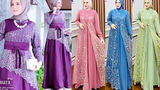 MODEL GAMIS BROKAT TERBARU 2024/2025 YANG LAGI LARIS