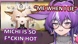 Michi Reacts To Yuzu Talking About How Pretty She is IRL..