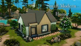 Small Modern House - Stop Motion - The Sims 4  - No CC - Современный небольшой дом - Симс 4