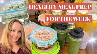 Easy  HEALTHY  Raw Vegan MEAL Prep VLOG 