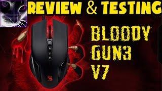 Bloody Gun3 v7 Gaming Mouse Review & Testing in CSGO (CS2)