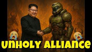 Kim Jong Un & Doomslayer vs. Hell (AI Music Video Parody)