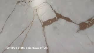 LingBiao sintered stone slab glaze effect