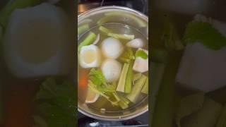 Making the Italian penicillin *Pastina* soup